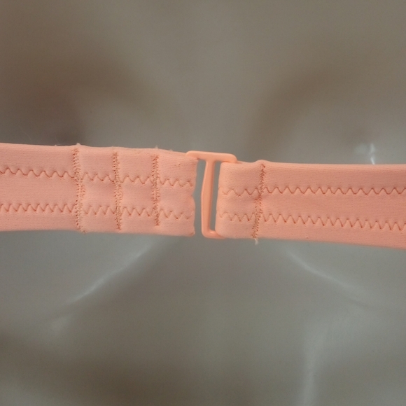 Aerie Lightly Lined Underwire Bra Real Good 34B Orange Peach 2022 Straps - Picture 5 of 11